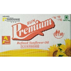 Sun premium 1L pouch Sun flower oil  x10 or 1box
