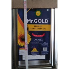 Mr GOLD refined Sun flower 15 Ltr Tin 