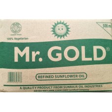 Mr GOLD refined Sun flower 500ML x 20poucha