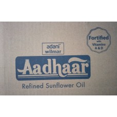 Aadhaar refined Sun flower 1L x 10pouch = Box