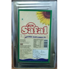Sun Safal Refined Sun flower OIL  Safal Brand  15kg Tin 