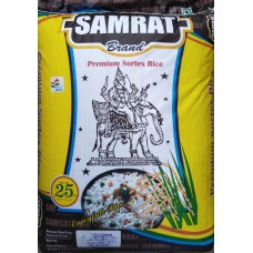 Samrat  Sona masoori Raw rice 1yr old 26 kg (Min ord -4 Bag)