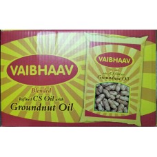 Vaibhaav Ground Nut Refined Oil 500ML x 20 Pouch 