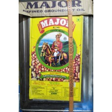 Major Ground Nut Refined Oil 15 Ltr Tin