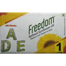 Freedom Refined Sun Flower Oil 1L x 10 pouch = Box