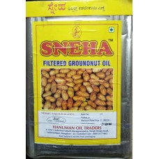 SNEHA Filterd Ground Nut Oil 15 kg Tin 