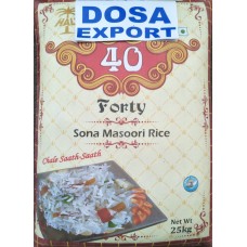 DOSA EXPORT ( 40 FORTY ) Brand Dosa Rice 25 kg (Min ord 100kg)  