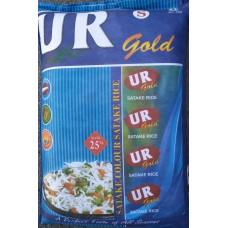 U R - Gold Sona Masoori Raw Rice 2yrs Old 26 kg (Min ord 4Bag)