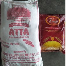 Chakki AATA Kesari Brand 5 kg x 6 pkt = 30 kg Bag