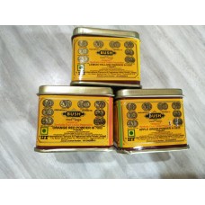 LEMON YELLOW Powder Bush Brand 100 gm Tin