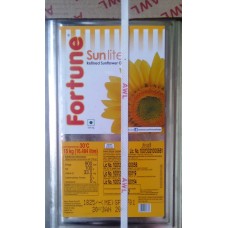 Fortune Refined Sunflower Oil 15kg Tin