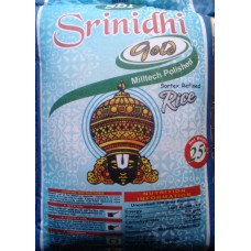 Srinidhi Gold SonaMasoori Raw Rice 1yr old 26 kg  (Min ord 4 bag)