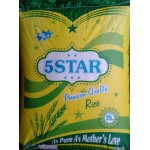 5 STAR SonaMasoori Raw Rice 1yr old 26kg  (min ord 4 bags)           