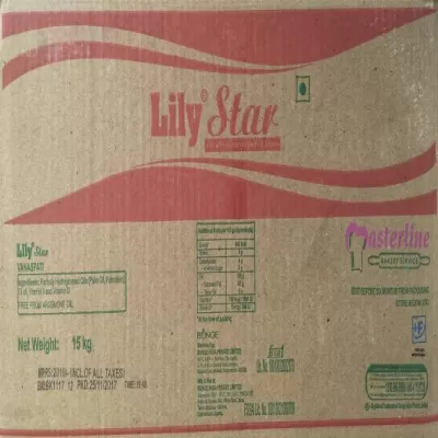 LILY STAR Vanaspati (Dalda) Bakery Special 15kg Box