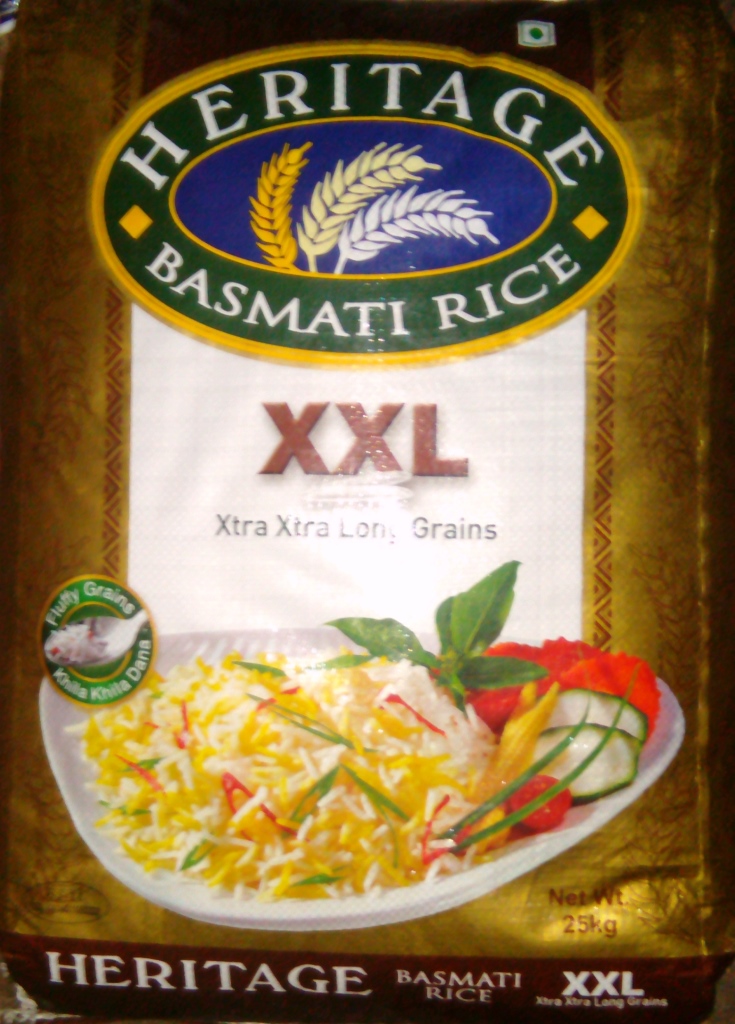 Heritage Basmati Rice 26 kg  (min order 100kg)
